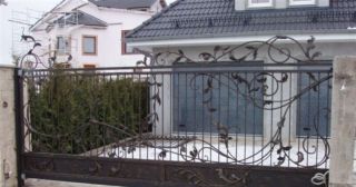 Купить откатные ворота кованые Апшеронск, цена от 2785 руб.